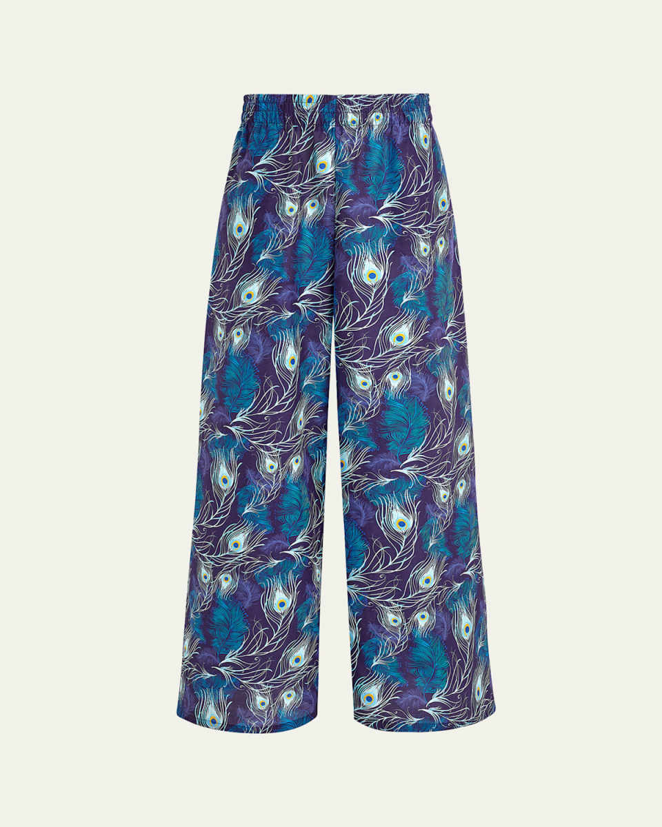 Eyes of the Wind Cotton-Silk Pants